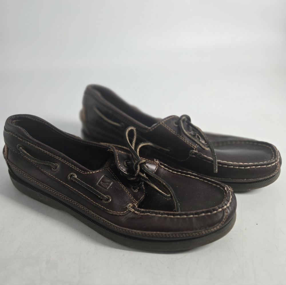 Sperry Classic Topsider Leather Boat Shoes 10